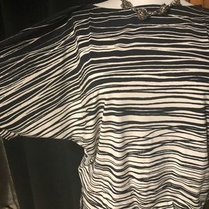 BCBG blouson top and bandage bottom dress